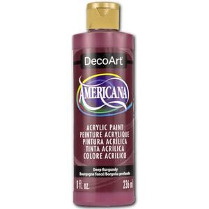 DecoArt DA128-9 Americana Acrylics, 8-Ounce, Deep Burgundy
